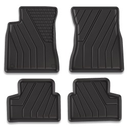 Tappetini compatibili con Mercedes-Benz GLB X247 dal 2019 in poi, su misura in Gomma TPE